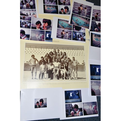 490 - EPHEMERA, a collection of photographic copies of the BEATLES filming in 1967 and a 1990 Pirelli Cale... 