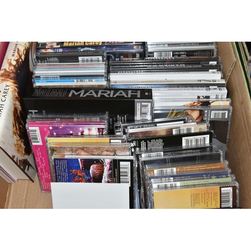 494 - THREE BOXES OF POP MUSIC EPHEMERA containing a collection of books, concert programmes, photographs,... 