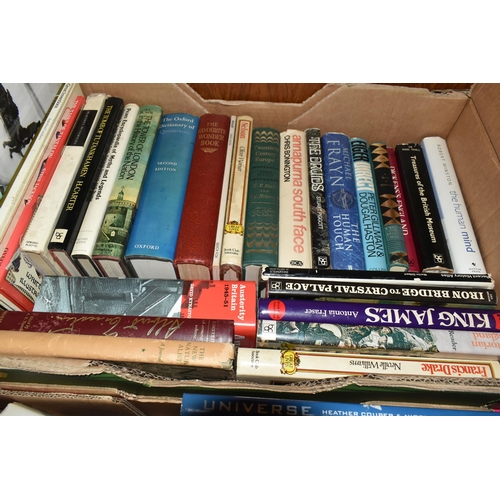 503 - EIGHT BOXES OF BOOKS, approximately one hundred and thirty titles in hardback and paperback formats ... 