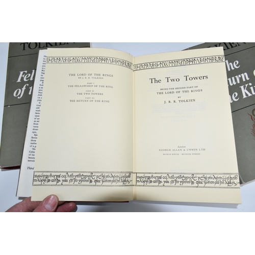 512 - TOLKIEN; J.R.R. The Lord Of The Rings in three volumes, Revised Editions, The Fellowship Of The Ring... 