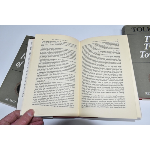 512 - TOLKIEN; J.R.R. The Lord Of The Rings in three volumes, Revised Editions, The Fellowship Of The Ring... 