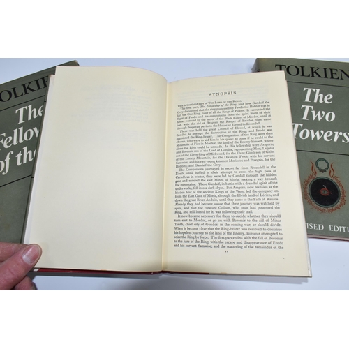 513 - TOLKIEN; J.R.R. The Lord Of The Rings in three volumes, Revised Editions, The Fellowship Of The Ring... 