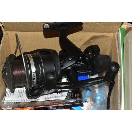 516 - A QUANTITY OF COARSE FISHING EQUIPMENT AND TACKLE, including a Maver Enigma 101 13m pole with assort... 