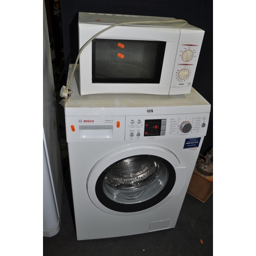 1076 - A BOSCH WAO28461GB WASHING MACHINE width 60cm depth 60cm height 85cm (PAT pass spin cycle run but no... 