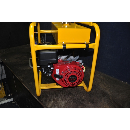 1112 - A STEPHILL SITE GENERATOR with a Honda GX160 motor, 100 and 240volt sockets (appears to be new or vi... 