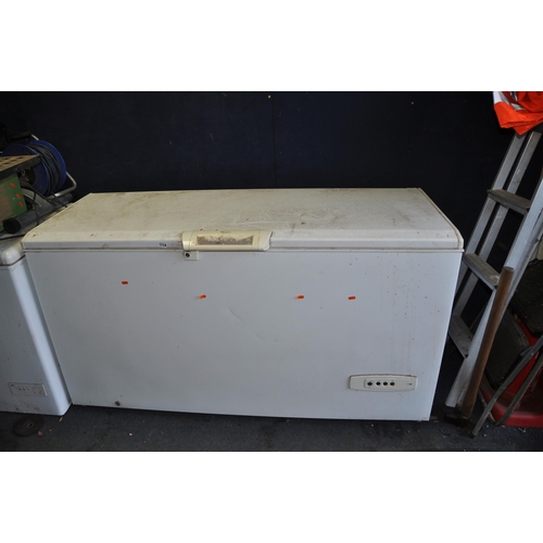 1114 - A LARGE WHIRLPOOL CHEST FREEZER width 163cm depth 65cm height 88cm (PAT pass and working at -18 degr... 