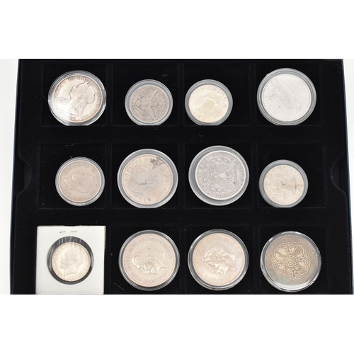 134 - A QUANTITY OF ROYAL MINT AND WESTMINSTER COINAGE, to include a 1911 British Trade Dollar with certif... 