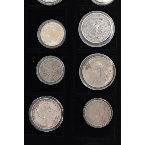 134 - A QUANTITY OF ROYAL MINT AND WESTMINSTER COINAGE, to include a 1911 British Trade Dollar with certif... 