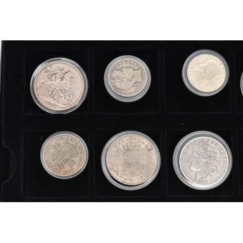 134 - A QUANTITY OF ROYAL MINT AND WESTMINSTER COINAGE, to include a 1911 British Trade Dollar with certif... 