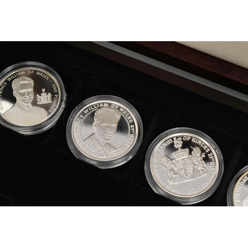 138 - A LARGE PLASTIC TUB TO INCLUDE MAINLY SILVER PROOF COINAGE A ROYAL MINT PREMIUM PROOF SET 2012, elev... 