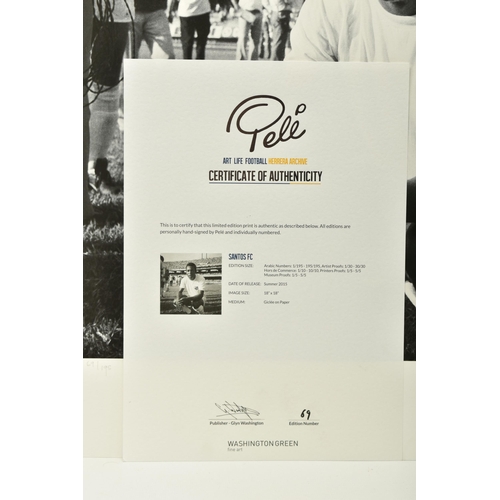 301 - JOSE DIAS HERRERA (BRAZIL 1925-?) 'PELE - ART LIFE FOOTBALL', a limited edition portfolio of eight p... 