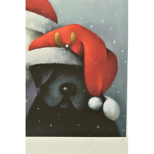 307 - DOUG HYDE (BRITISH 1972) 'HO, HO, HO', a signed limited edition print, depicting a figure and animal... 