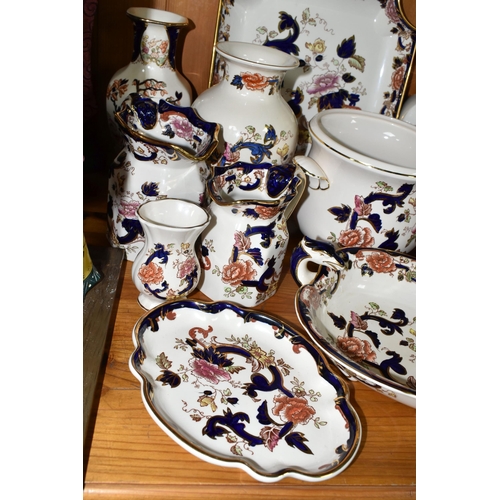 346 - A LARGE QUANTITY OF MASON'S IRONSTONE 'MANDALAY' PATTERN CERAMICS, comprising a limited edition of 5... 