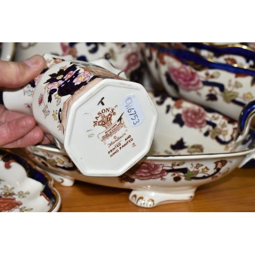 346 - A LARGE QUANTITY OF MASON'S IRONSTONE 'MANDALAY' PATTERN CERAMICS, comprising a limited edition of 5... 