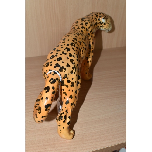 356 - A BESWICK LEOPARD FIGURE, model number 1082, height 12cm (1) (Condition Report: crazing lines visibl... 