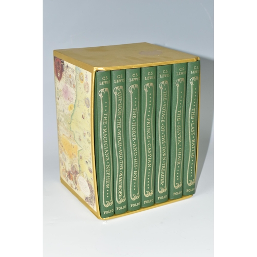 405 - LEWIS; C.S. The Chronicles of Narnia, in seven volumes published by THE FOLIO SOCIETY 1996, The Magi... 