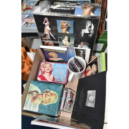 458 - A COLLECTION OF MODERN MARILYN MONROE MEMORABILIA, to include sets of trading cards, photographs and... 