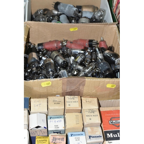 461 - A QUANTITY OF ASSORTED BOXED AND UNBOXED VALVES, not tested, assorted sizes and types, boxed example... 