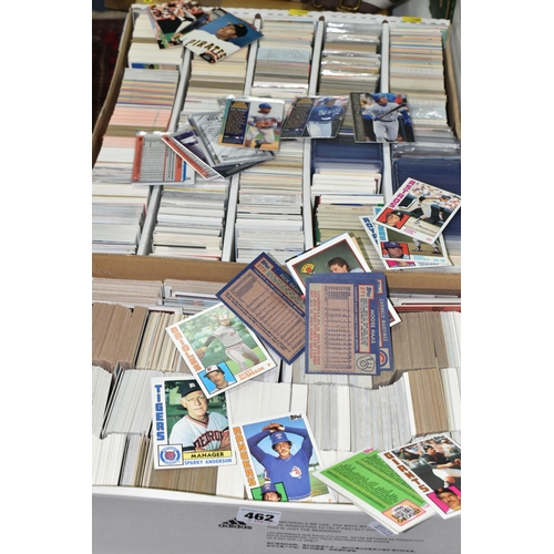 462 - TWO BOXES OF BASEBALL TRADING CARDS containing several thousand examples from Topps, Donruss, Bowman... 