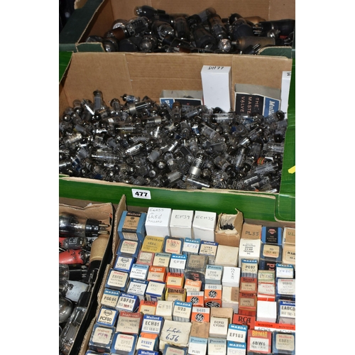 477 - A QUANTITY OF ASSORTED BOXED AND UNBOXED VALVES, not tested, assorted sizes and types, boxed example... 