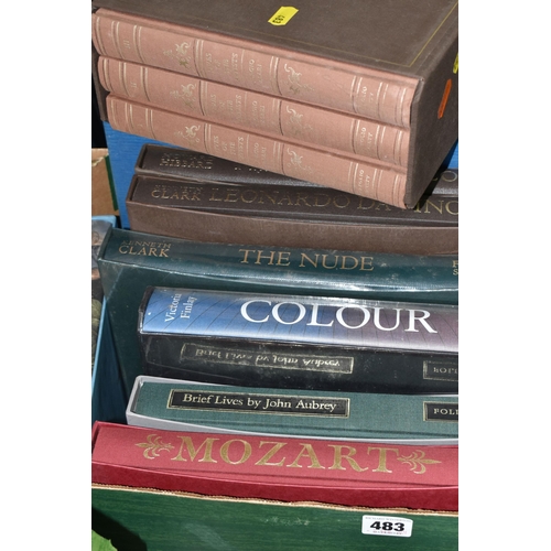 483 - THE FOLIO SOCIETY, Eleven Titles including three volumes of Vasari; Giorgio, Lives Of The Artists, G... 