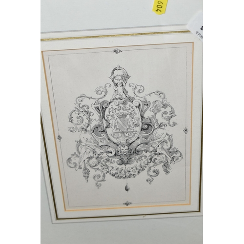 604 - TWENTY-SEVEN FRAMED ARCHITECTURAL DETAIL PRINTS, the prints are reproductions of earlier etchings, s... 