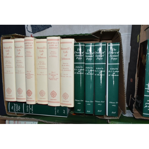 622 - FOUR BOXES OF BOOKS containing approximately fifty-five Historical titles comprising nineteen volume... 