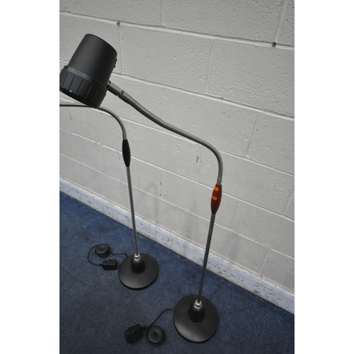 1257 - TWO ASK SERIOUS ADJUSTABLE READING LIGHTS (condition report: untested)