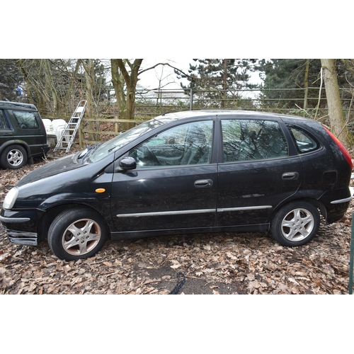 1011 - A NISSAN ALMERA TINO SE AUTO 5 DOOR HATCHBACK, REGISTRATION NUMBER, RTA 101, 1769cc petrol engine, a... 