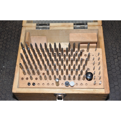 1065 - A BOLEY & LEINEN WATCHMAKER STAKING SET in a wooden box (some bits missing)(stored elsewhere for saf... 