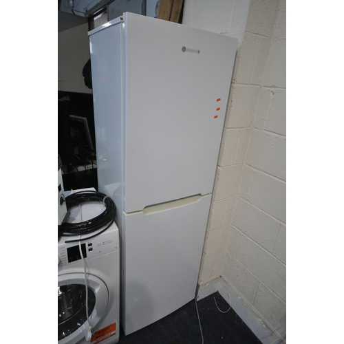 1101 - A HOOVER FRIDGE FREEZER, width 54cm x depth 55cm x height 172cm (condition report: PAT pass and work... 