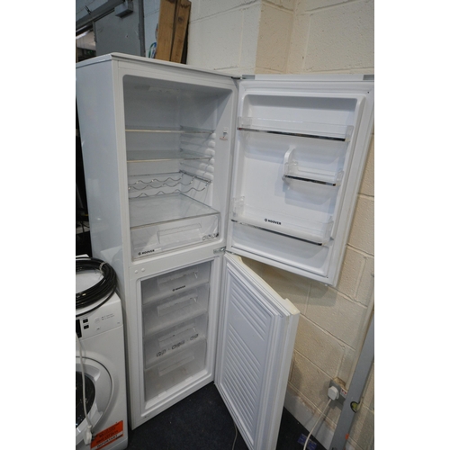 1101 - A HOOVER FRIDGE FREEZER, width 54cm x depth 55cm x height 172cm (condition report: PAT pass and work... 