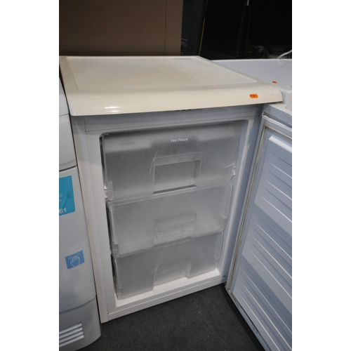 1103 - A BEKO UNDERCOUNTER FREEZER (PAT pass and working at -18 degree's, the three plastic door broken)