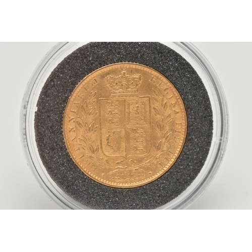 61 - A FULL GOLD SOVEREIGN OF QUEEN VICTORIA'S REIGN 1864, Die 32 good high grade, .916 fine 22ct, 7.98 g... 