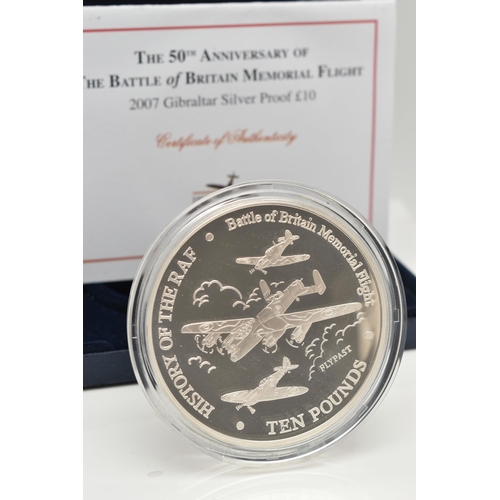 137 - A ROYAL MINT WESTMINSTER SILVER PROOF BATTLE OF BRITAIN MEMORIAL COIN, the 5 oz coin commemorating t... 