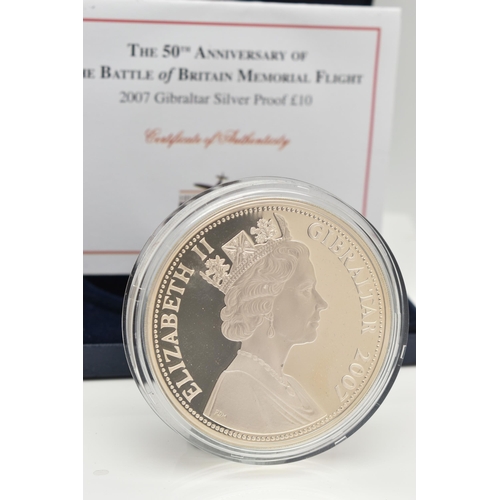 137 - A ROYAL MINT WESTMINSTER SILVER PROOF BATTLE OF BRITAIN MEMORIAL COIN, the 5 oz coin commemorating t... 