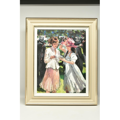 311 - SHERREE VALENTINE DAINES (BRITISH 1959) 'ROYAL ASCOT LADIES DAY II' a signed limited edition print, ... 