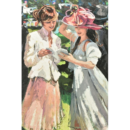 311 - SHERREE VALENTINE DAINES (BRITISH 1959) 'ROYAL ASCOT LADIES DAY II' a signed limited edition print, ... 