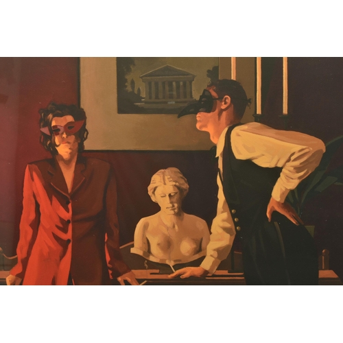 312 - JACK VETTRIANO (SCOTTISH 1951) 'THE SPARROW AND THE HAWK', a signed limited edition print on paper d... 