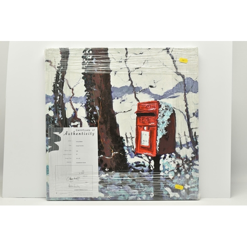 316 - TIMMY MALLETT (BRITISH CONTEMPORARY) 'SNOWY POST BOX', two signed artist proof edition prints on box... 