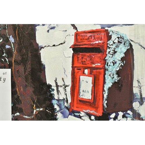 316 - TIMMY MALLETT (BRITISH CONTEMPORARY) 'SNOWY POST BOX', two signed artist proof edition prints on box... 