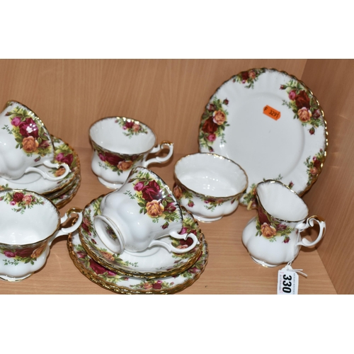 330 - A GROUP OF ROYAL ALBERT TEA AND GIFT WARES, comprising twenty nine pieces of Old Country Roses: a cr... 