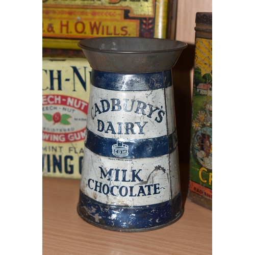 331 - A COLLECTION OF VINTAGE ADVERTISING TINS, comprising  a William Crawford & Sons Ltd 'Lucie Attwell's... 