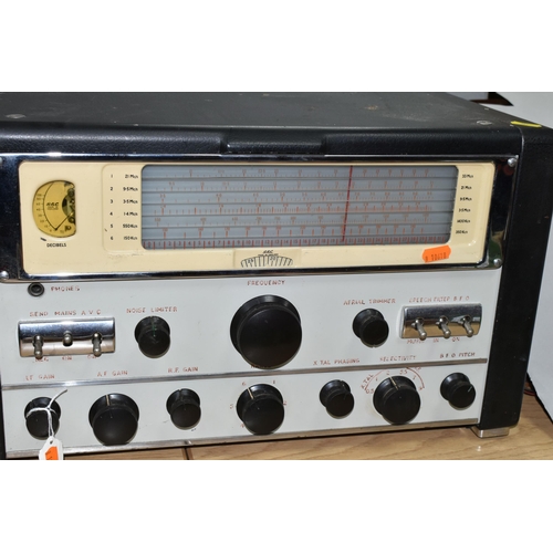 387 - A GEC COMMUNICATIONS RECEIVER SET BRT 400, not tested, outer case marked in places