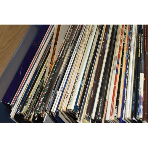 390 - FOUR BOXES OF MUSIC LP RECORDS, SINGLES AND CDS ETC, LPs include Rolling Stones - Get Yer Ya-Ya's Ou... 