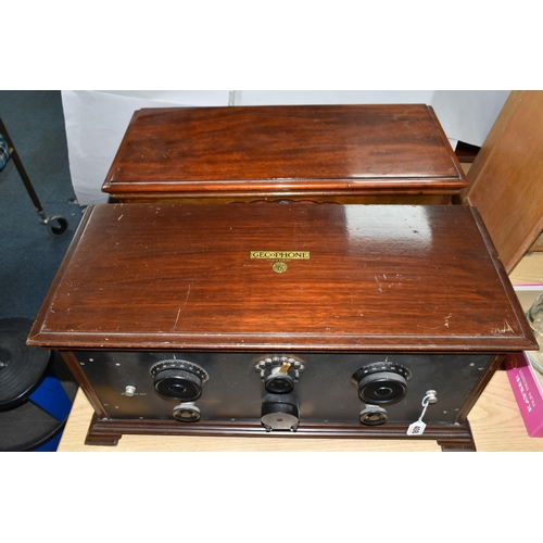 408 - TWO GECOPHONE RADIO SETS, not tested, one is model B.C. 4000 R.P. Inst. No.2748,the other B.C.4000 I... 