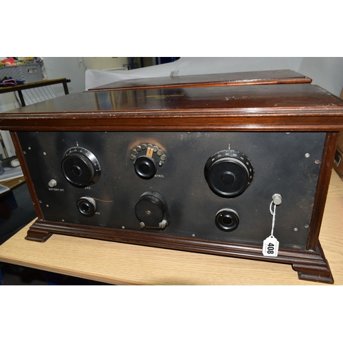 408 - TWO GECOPHONE RADIO SETS, not tested, one is model B.C. 4000 R.P. Inst. No.2748,the other B.C.4000 I... 