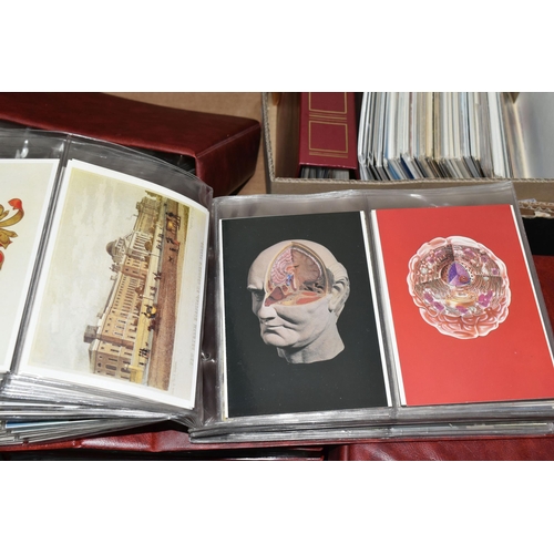 443 - POSTCARDS, eight albums and one box containing a miscellaneous collection of approximately 1700-1800... 