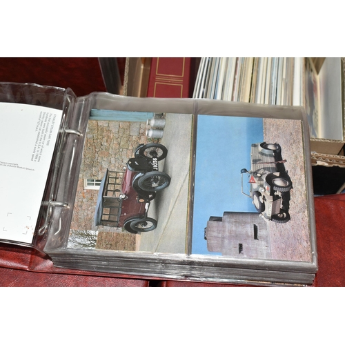 443 - POSTCARDS, eight albums and one box containing a miscellaneous collection of approximately 1700-1800... 