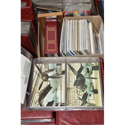 443 - POSTCARDS, eight albums and one box containing a miscellaneous collection of approximately 1700-1800... 